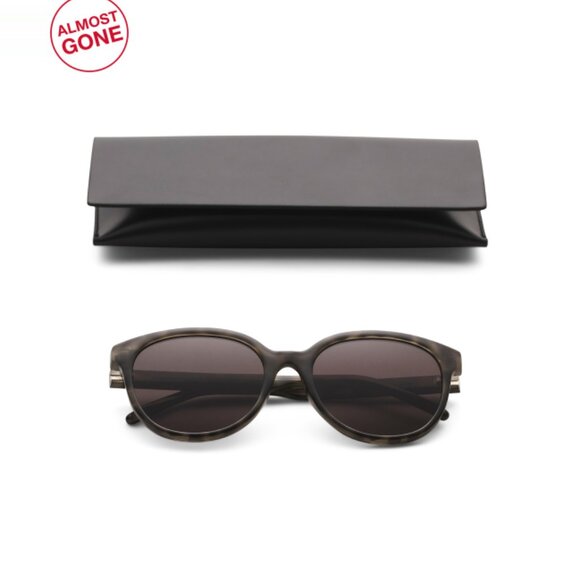 SAINT LAURENT Black/Grey 55mm Designer Sunglasses - Picture 1 of 2
